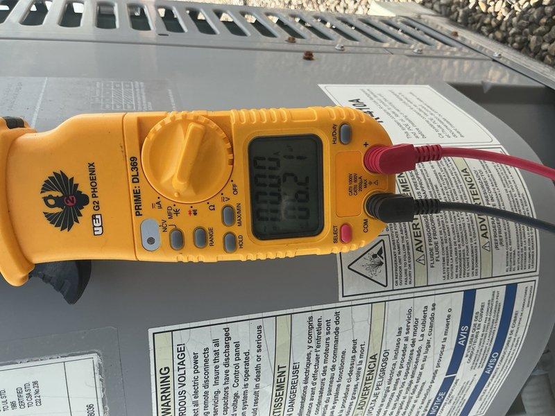 Completed comprehensive tune-up and clean-and-check service on residential air conditioning and air handler system. Performed visual inspection of internal components including blower motor assembly, electrical connections, and control board; verified proper operation of all electrical circuits using clamp meter for amperage readings and diagnostic testing. All components found operating within normal parameters with no deficiencies noted.