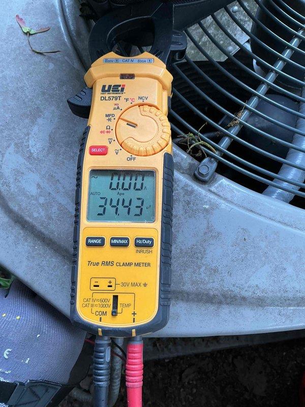Completed preventive maintenance clean and check on two air conditioning systems per comfort plan agreement. Performed comprehensive electrical testing using clamp meter to verify proper amperage draw and voltage supply on both units. Inspected condenser units, cooling coils, and associated components for proper operation. All systems tested and confirmed operating within manufacturer specifications.