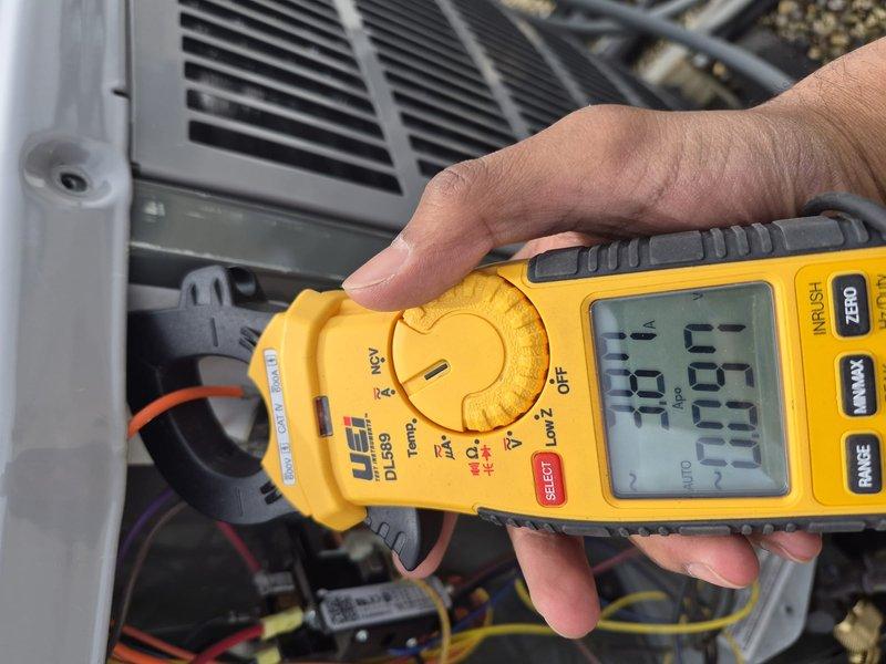 Completed spring maintenance clean and check on two HVAC systems including one rooftop unit and one split system air handler. Performed comprehensive inspection of both units, measured electrical parameters using digital multimeter to verify proper voltage and amperage readings on RTU components. Inspected blower wheel assembly on air handler unit, noting light dust accumulation on centrifugal fan blades. Replaced air filters per specification: installed 18x24x2 filters on rooftop unit (5 pieces) and 12x20x1 filter on newer air handler unit. Shut down boiler systems per seasonal protocol. Verified all mechanical and electrical components operating within normal parameters. Both systems tested and confirmed operational upon completion of maintenance procedures.
