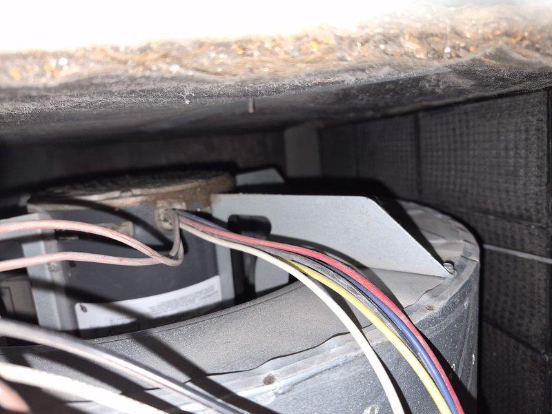 Returned to address furnace noise complaint following previous day's cleaning and check service. Inspected blower assembly, motor mounts, and electrical connections within air handler cabinet. Verified all wire harnesses and capacitor connections were secure and properly seated after previous service work. Checked blower wheel for debris and confirmed proper motor operation through multiple heating cycles with no abnormal sounds detected at time of inspection.