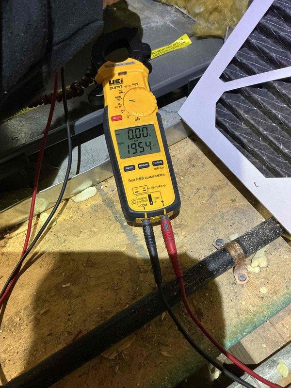 Completed comprehensive clean and check maintenance service on two air conditioning systems as part of annual Comfort Plan agreement. Performed full system inspections including electrical testing with clamp meter, recording amp draws and voltage readings to verify proper compressor and blower motor operation. Changed air filters, cleaned condenser coils, checked refrigerant levels, and tested all safety controls and capacitors on both units. Customer inquired about roof exhaust vents lacking protective caps to prevent snow intrusion during winter months; noted concern for future assessment and potential installation of vent caps or directional hoods to prevent weather-related issues. Both systems operating within normal parameters with no immediate repairs required at time of service.