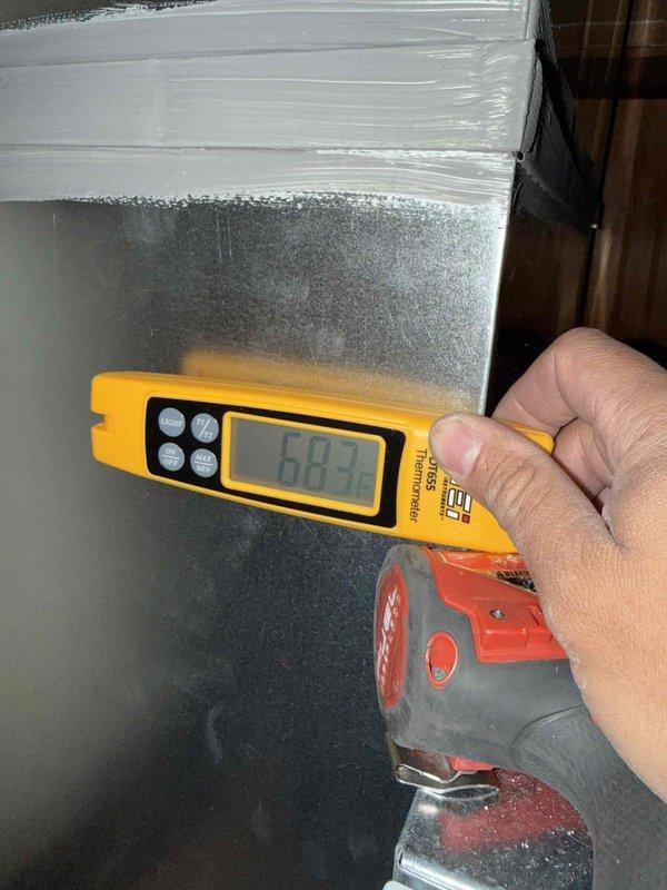 Completed spring preventative maintenance on two air conditioning systems per comfort plan agreement. Performed comprehensive clean and check procedures including refrigerant line temperature measurements using calibrated digital instruments, verified proper insulation on suction lines, and conducted full system operational testing. All equipment found operating within manufacturer specifications with no deficiencies noted.