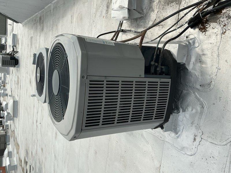 Completed preventive maintenance tune-up on single-system air conditioning unit with air handler. Performed standard inspection of outdoor condensing unit, verified electrical connections, measured operating amperage using clamp meter, and inspected fan motor assembly. Replaced air filter and confirmed system operational parameters within manufacturer specifications.