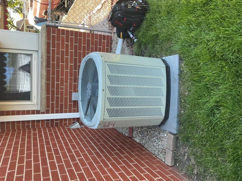 Completed annual air conditioning clean and check per service contract plan. Performed comprehensive system inspection of outdoor condenser unit, including electrical diagnostics using clamp meter to verify proper amperage draw and system performance. Inspected refrigerant lines, connections, and insulation for proper condition. Unit found operating within manufacturer specifications with adequate clearances maintained around equipment.