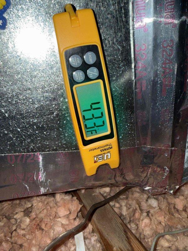 Completed spring clean and check maintenance on air conditioning system and air handler per comfort plan agreement. Performed comprehensive inspection of evaporator coil assembly, verified refrigerant lines and connections, and documented temperature readings showing system operating within normal parameters. All components found in satisfactory working condition with routine dust accumulation addressed during service visit.