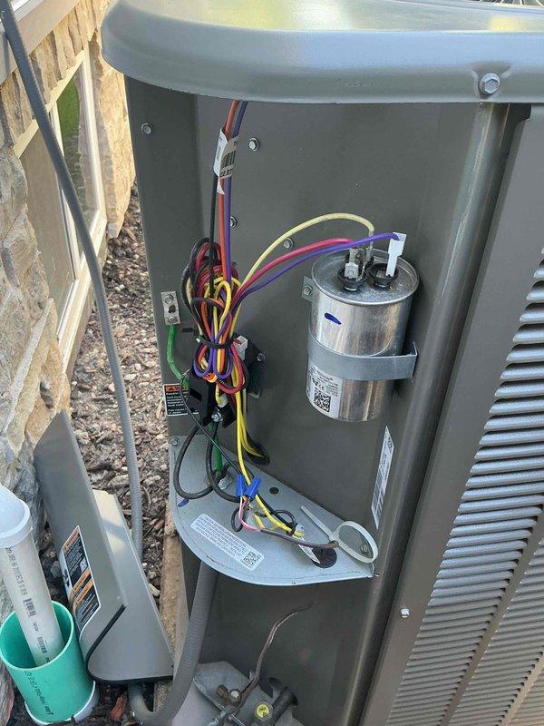 Completed preventive maintenance clean and check service on two HVAC systems per comfort plan agreement. Performed comprehensive inspection of indoor furnace unit, including blower motor assembly, gas valve, control board, and all electrical connections. Inspected outdoor condensing unit, verifying proper operation of dual capacitor, contactor, and condenser coil. All components found operating within normal parameters with no immediate service needs identified. Both systems tested and confirmed operational.