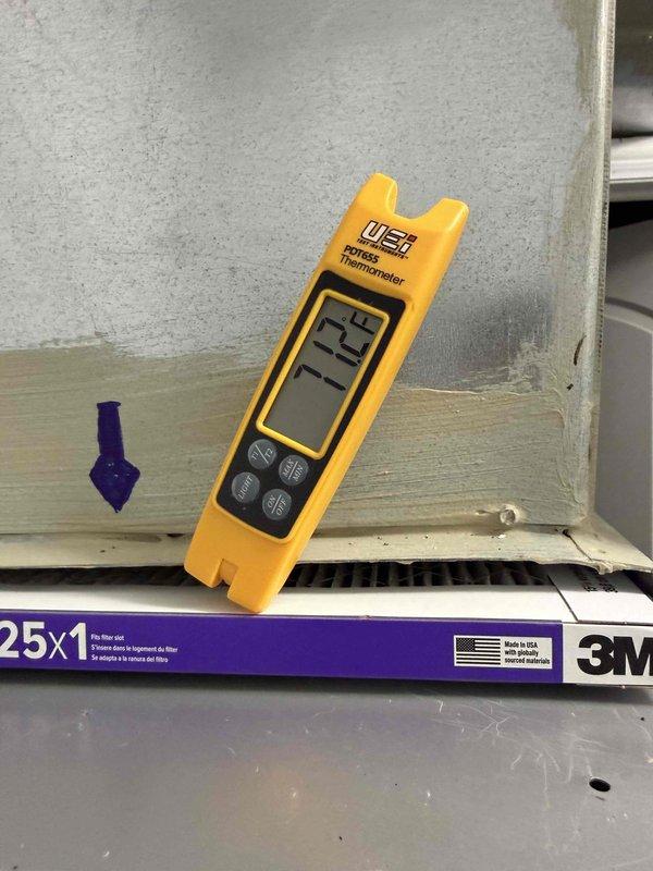 Completed Comfort Plan clean and check maintenance on single air conditioning system with no reported issues. Performed comprehensive inspection including temperature differential measurements showing 72.2°F, electrical testing with TRUE RMS meter to verify proper voltage and amperage at capacitor and electrical components, and replaced air filter. System operating within normal parameters with all electrical components testing within manufacturer specifications.