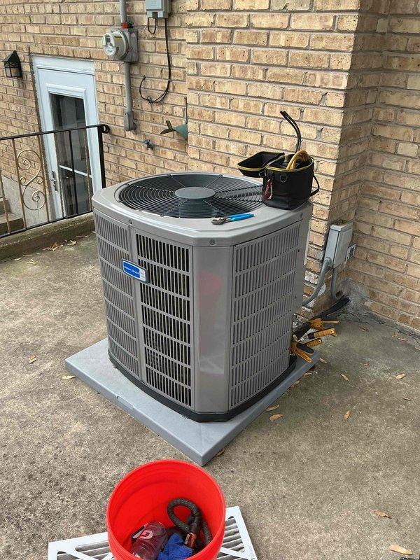 Completed comprehensive clean and check maintenance service on residential split HVAC system per Comfort Plan agreement. Performed outdoor condenser unit inspection and cleaning, including coil assessment, electrical connection verification, and refrigerant level evaluation. Inspected indoor air handler unit and replaced 16x25x1 air filter to ensure optimal airflow and system efficiency. All components operating within normal parameters upon completion of preventive maintenance service.