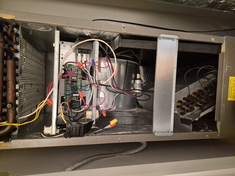 Completed comprehensive spring tune-up maintenance on single-system HVAC unit, including air conditioning and air handler inspection. Replaced 12x20x1 air filter, performed clean and check procedures on all major components including evaporator coil, control board, electrical connections, and capacitor. All systems tested and confirmed operating within normal parameters upon completion.