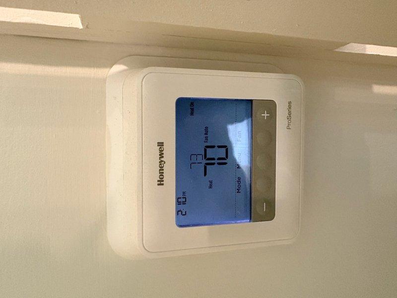 Completed comprehensive clean and check maintenance on two heat pump systems per comfort plan agreement. Performed full system inspection, cleaned components, verified proper operation of both units, and confirmed thermostat functionality on Honeywell programmable controls. All systems operating within normal parameters upon completion.