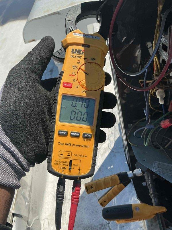 Completed comprehensive tune-up maintenance on single air conditioning and air handler system. Performed electrical diagnostics using clamp meter to verify proper amperage draw and system performance, replaced air filter, and conducted standard seasonal inspection of condenser unit components. All systems operating within normal parameters upon completion.