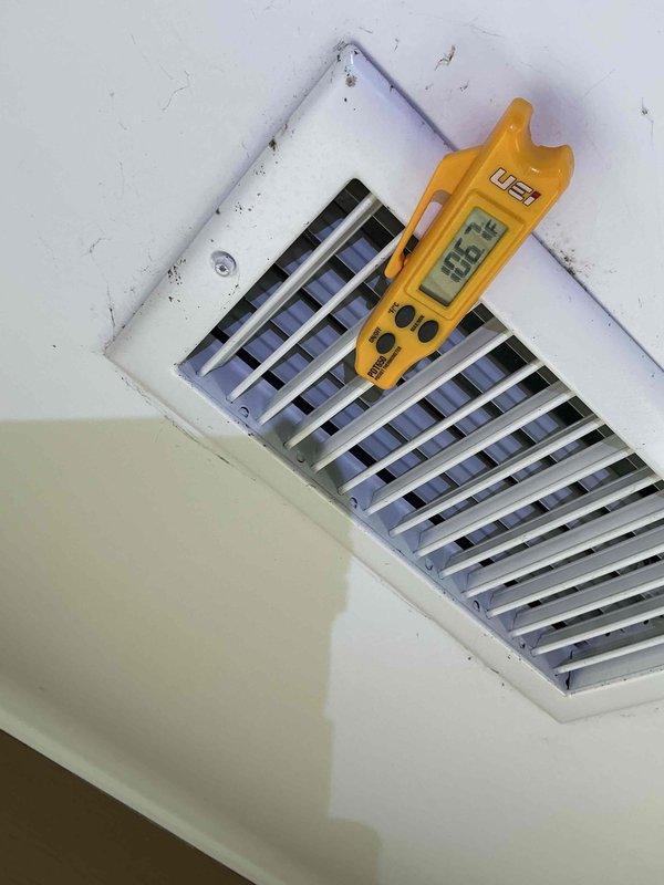 Completed preventive maintenance clean and check service on three heat pump systems as part of group comfort plan agreement. Performed comprehensive inspection of all units including condensate drainage systems with EZ TRAP components, verified proper operation of air handlers and supply registers, and documented temperature and airflow readings using calibration-grade test instruments. All three systems tested within normal operating parameters with no deficiencies noted.