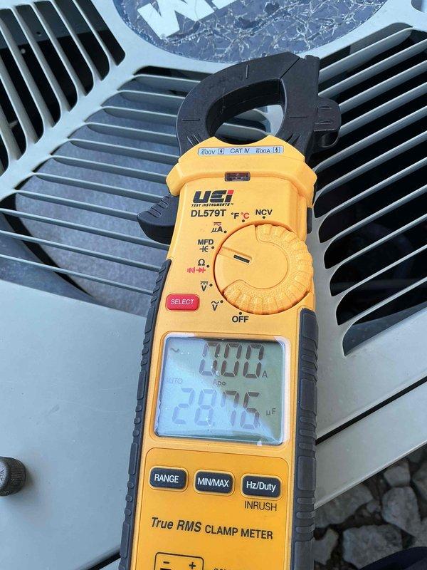 Completed Comfort Plan clean and check maintenance on two HVAC systems - a 15-year-old first floor furnace and a 12-year-old second floor unit. Performed comprehensive inspection, cleaning, and testing of both systems including capacitor testing, airflow verification, and safety control evaluation. Both systems found operating within normal parameters at time of service.