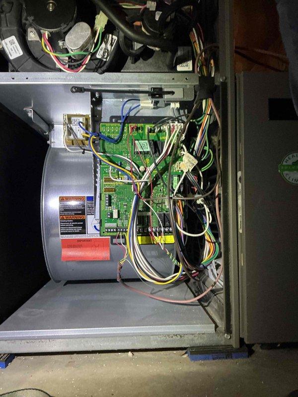 Completed spring preventative maintenance on a two-system HVAC setup per the Comfort Plan agreement. Performed thorough clean and check procedures on both the furnace/air handler and air conditioning condenser units, including inspection of the control board, electrical connections, blower motor assembly, refrigerant lines, condensate drainage system, and all associated venting. All components found operating within normal parameters, wiring connections secure, and system ready for the cooling season.