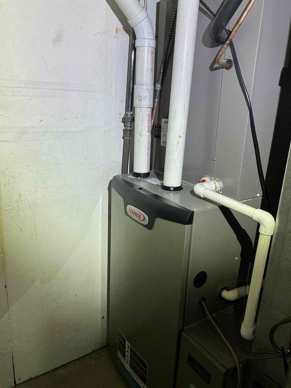 Completed spring preventative maintenance on a two-system HVAC setup per the Comfort Plan agreement. Performed thorough clean and check procedures on both the furnace/air handler and air conditioning condenser units, including inspection of the control board, electrical connections, blower motor assembly, refrigerant lines, condensate drainage system, and all associated venting. All components found operating within normal parameters, wiring connections secure, and system ready for the cooling season.