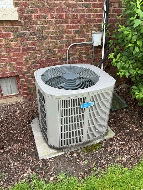 Responded to no-cool complaint on 2-year-old SpacePak system installed in 2024 and currently under parts and labor warranty. Customer reported inadequate cooling performance and continuous system operation since installation. Performed diagnostic inspection of outdoor condenser unit, checked refrigerant levels, and assessed overall system operation. Additionally inspected and documented missing chimney cap per customer request, obtained measurements for replacement.