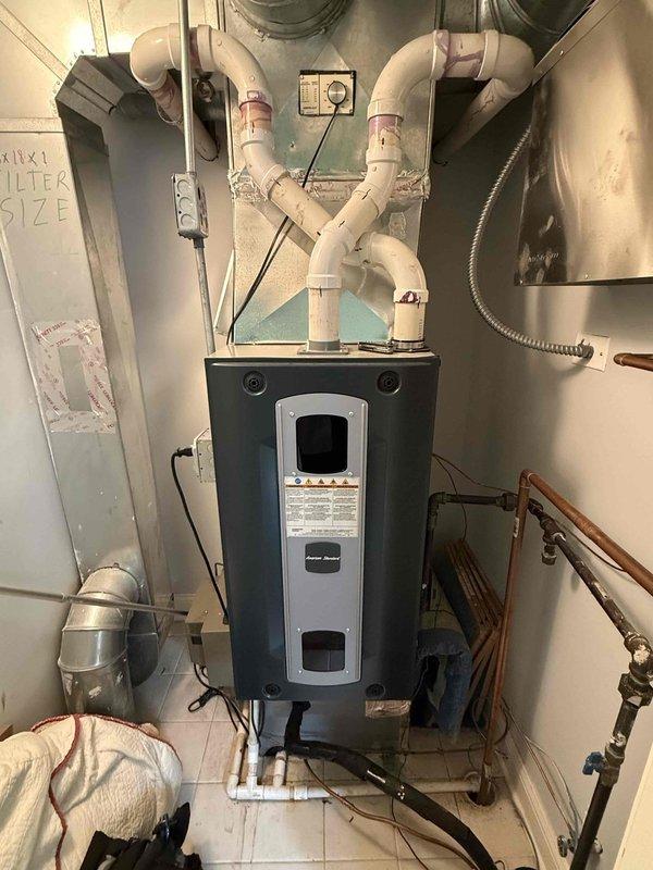 Responded to callback regarding unusual noise following previous service visit where hose connection was made. Inspected HVAC ductwork system in ceiling space and mechanical room containing water heater, furnace, and associated plumbing connections. Verified all recent hose connections, examined PVC piping network, checked pressure gauges, and assessed ductwork installation for potential vibration or airflow issues. Determined source of noise and confirmed all systems operating within normal parameters.