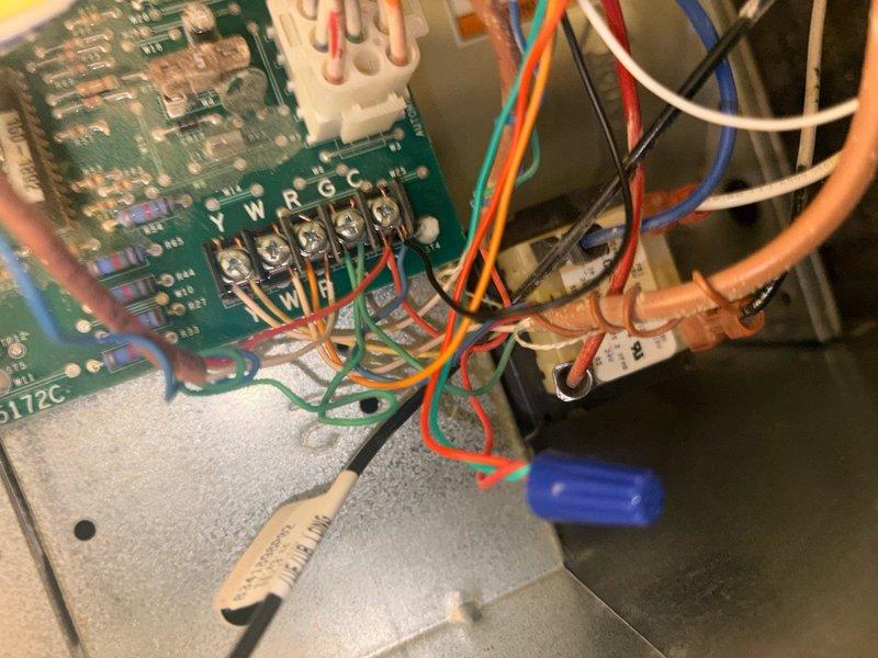 Installed wet switch on second floor HVAC system. Accessed attic space and mounted safety switch device on supply plenum ductwork. Verified electrical connections at control board and confirmed proper integration with existing HVAC control system wiring.