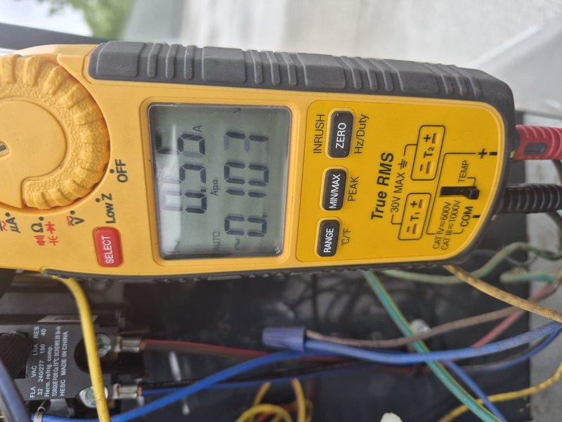 Completed preventative maintenance tune-up on single-system HVAC unit. Performed comprehensive inspection of outdoor condensing unit and indoor air handler, replaced air filter, verified electrical connections and components using digital multimeter, and confirmed proper system operation. All components checked and found to be in normal operating condition.