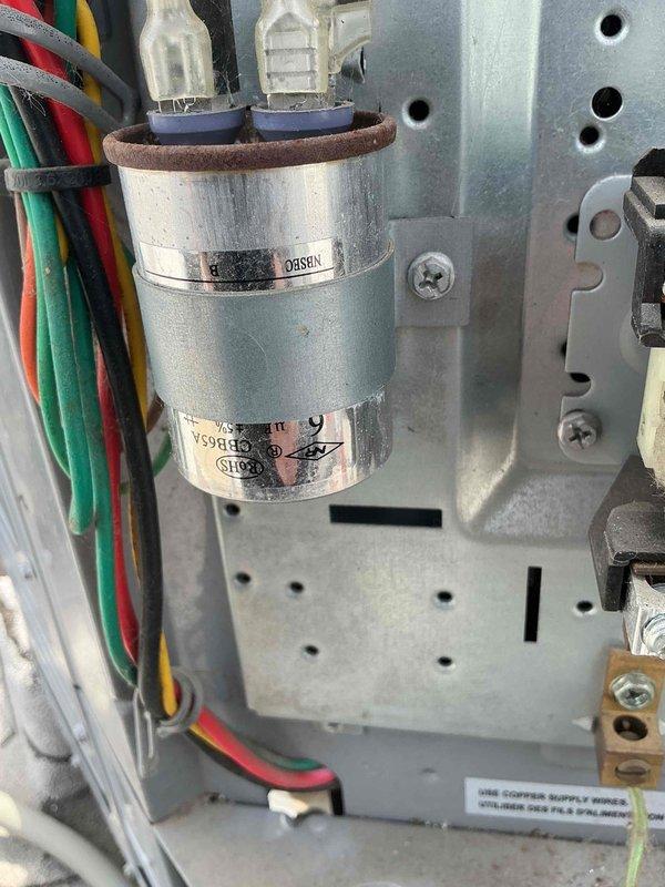 Completed comprehensive tune-up maintenance on single-system air conditioning unit with air handler. System was found operating without air filter; installed replacement filter during service. Performed standard preventive maintenance procedures including inspection of electrical components, capacitors, and contactor assembly, all of which were found in proper working condition.