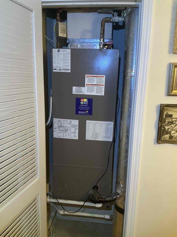 Completed comprehensive tune-up and inspection on residential air conditioning and air handler system. Performed standard maintenance procedures including filter replacement, system operational checks, and verification of proper airflow. Supply air temperature measured at 52.1°F, confirming adequate cooling performance and proper refrigerant charge.