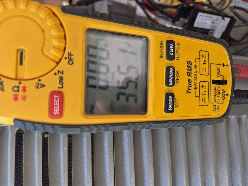 Performed comprehensive clean and check maintenance on two HVAC systems per Comfort Plan agreement. Conducted electrical diagnostics using clamp meter to verify proper amperage draws and voltage readings on both air conditioning and air handler units. Systems operating within manufacturer specifications; customer expressed interest in upgrading to a single combined thermostat for both units.