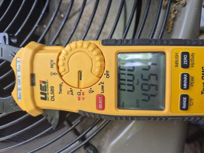 Performed comprehensive AC tune-up and system evaluation on a 2-year-old residential air conditioning unit. Collected equipment information for new customer account setup, conducted standard maintenance inspection of blower assembly, control board, and electrical connections, and documented system condition with diagnostic measurements using digital multimeter. All components found operating within normal parameters.