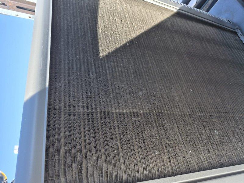 Responded to service call for non-operational air conditioning unit following roof work where system had been disconnected and reconnected. Upon arrival, performed diagnostic inspection of outdoor condenser unit and electrical connections. Inspected condenser coil fins for damage and verified proper physical condition of heat exchanger components. Examined electrical panel, wiring connections, and component mounting to ensure proper reassembly after roof contractor disconnect. Verified all wire terminations, checked capacitor and electrical components for secure connections, and confirmed refrigerant lines were properly reconnected. System restored to operational status after inspection and reconnection verification.