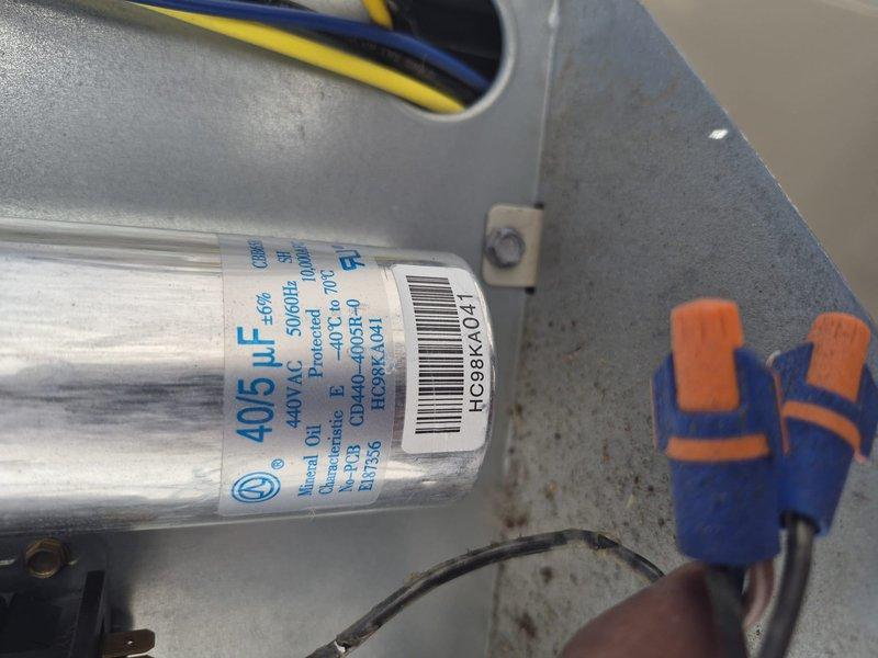 Completed comprehensive tune-up and inspection on air conditioning and air handler system. Verified system operation, tested capacitor functionality with multimeter showing proper readings, and confirmed all electrical components operating within specifications. Customer declined filter replacement at time of service.