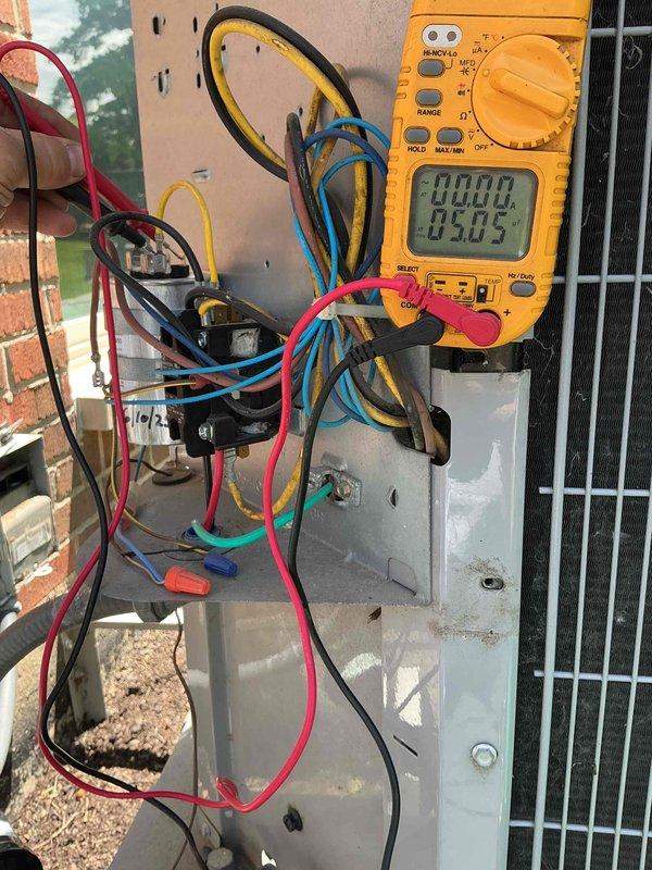 Completed annual clean and check maintenance service on residential HVAC system per comfort plan agreement. Performed comprehensive inspection of outdoor condensing unit, measuring electrical values and testing capacitor operation with digital multimeter to verify proper system performance. Inspected indoor furnace unit and ductwork system, confirming all components operating within manufacturer specifications.