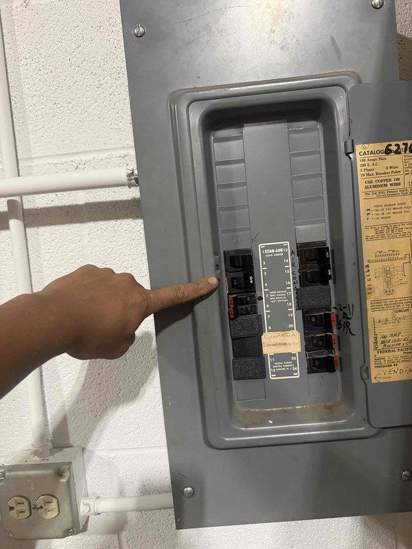 Replaced failed electrical disconnect switch for rooftop air conditioning unit ending in 9003. Installed new disconnect box with proper conduit connections and verified electrical connections at circuit breaker panel. System tested and confirmed operational upon completion, with invoice emailed to payables department as requested.