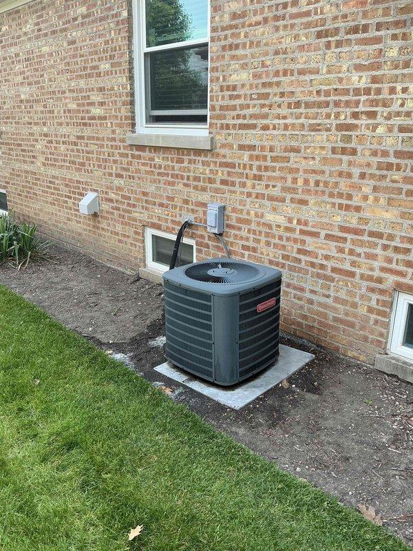 Completed scheduled preventive maintenance clean and check on residential split system air conditioning unit per comfort plan agreement. Performed comprehensive inspection of outdoor condensing unit including visual assessment of cabinet condition, refrigerant line connections, and electrical disconnect. Utilized digital clamp meter to verify proper amperage draw and electrical performance at indoor air handler. Inspected refrigerant lines, ductwork connections, and system components in mechanical space to ensure proper operation and identify any potential service needs.