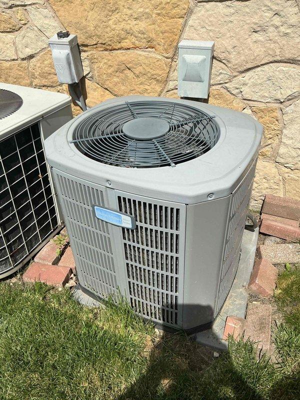 Completed spring clean and check maintenance on two air conditioning systems per comfort plan agreement. Performed comprehensive inspection of both outdoor condenser units, including cleaning of coils, verification of electrical connections and contactors, capacitor testing and replacement as needed, refrigerant level assessment, and fan motor operation verification. Both systems were found to be in proper working order with all components functioning within manufacturer specifications upon completion of preventive maintenance service.