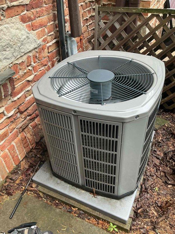 Responded to no cooling complaint on 2022 SpacePak air conditioning system under 10-year parts and labor warranty with no maintenance performed since installation. Upon inspection, discovered substantial dust, lint, and debris accumulation blocking airflow at supply registers. Outdoor condensing unit inspected and found operational with refrigerant lines intact. Documented system conditions with photos showing heavily restricted airflow at vents and outdoor unit placement. Provided diagnostic findings to customer and discussed flat rate repair options, preventive maintenance recommendations, and comfort plan membership benefits to prevent future service issues.