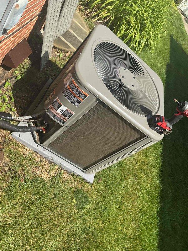 Completed routine preventive maintenance on residential air conditioning system per comfort plan agreement. Performed comprehensive clean and check procedures on outdoor condensing unit, including inspection of electrical connections, refrigerant lines, fan operation, and overall system condition. Unit found in good working order with no deficiencies noted; all components functioning properly and system ready for cooling season operation.