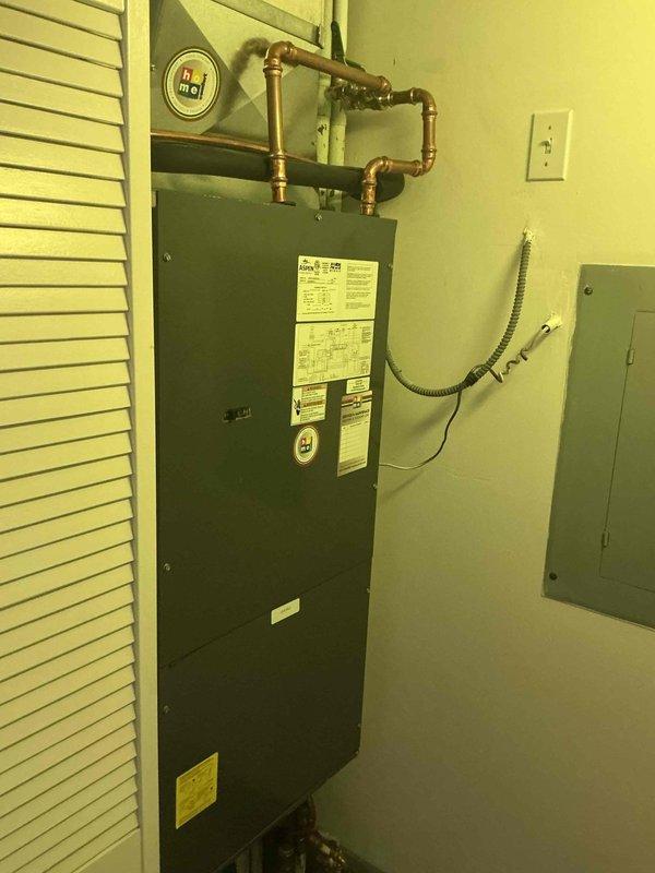 Responded to no cooling complaint on residential air conditioning system. Upon arrival, verified thermostat settings and confirmed system operation. Performed temperature diagnostics using digital thermometer, measuring supply air temperature at ductwork which registered 41°F, indicating adequate cooling performance. Inspected air handling equipment and verified proper airflow through system. Determined unit was operating within normal parameters and cooling effectively. System found to be functioning correctly with no repairs required.