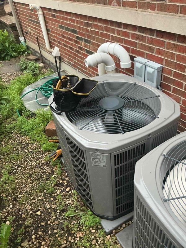 Completed Comfort Plan clean and check maintenance service on two air conditioning systems. Performed comprehensive inspection, cleaning, and testing of both outdoor condenser units, verified proper refrigerant temperatures using infrared thermometer, cleaned condenser coils, and confirmed all mechanical and electrical components were operating within manufacturer specifications.
