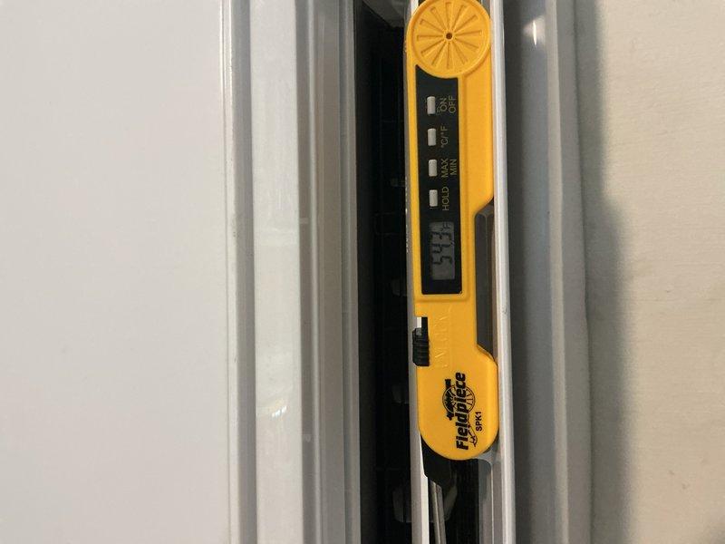 Performed system diagnostics on multi-zone mini-split system with three indoor heads. Checked refrigerant pressures using digital gauges, added 410A refrigerant to bring system to proper operating levels, and verified cooling operation at all three zones. Conducted thorough leak inspection at all refrigerant line connections using bubble test method to ensure system integrity.
