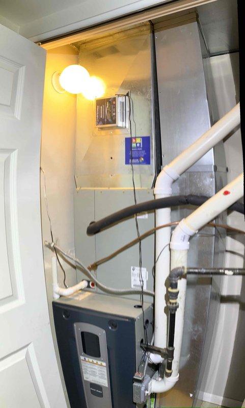 Completed comprehensive clean and check maintenance service on single HVAC system per comfort plan agreement. Performed full system inspection of mechanical closet installation, verified proper operation of heating and cooling equipment, checked all electrical connections and controls, and took temperature readings using calibrated digital instrumentation to confirm system performance within manufacturer specifications.