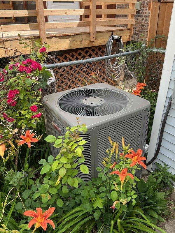 Completed comprehensive clean and check maintenance service on residential air conditioning system and air handler as part of Silver Comfort Plan agreement. Performed standard preventative maintenance procedures including inspection of outdoor condenser unit, verification of system operation, and air handler diagnostics with electronic testing equipment. Customer declined service on boiler and water heater as those units are maintained by separate contractor.
