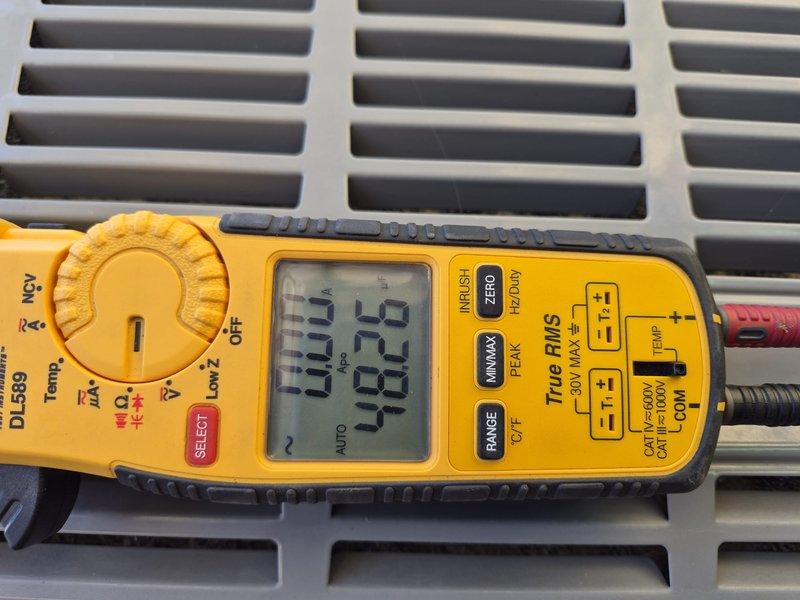 Completed preventative maintenance clean and check on one HVAC system per comfort plan agreement. Inspected blower assembly, verified electrical readings with multimeter showing normal operating parameters, and documented equipment condition with photos. System operating within manufacturer specifications with no immediate repairs required at this time.