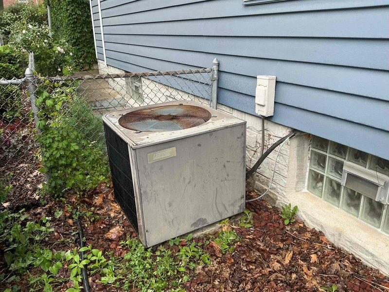 Performed comprehensive tune-up on single-zone HVAC system serving two-story residential structure. Completed full system inspection including condenser unit, evaporator coil, electrical components, and refrigerant lines. Noted significant oxidation and corrosion on copper refrigerant lines and aging of internal components consistent with system age. Verified proper operation of compressor, capacitors, contactor, and all electrical connections. Checked airflow and system performance parameters to ensure optimal cooling capacity within existing single-zone configuration limitations. Inspected ductwork and trunk line dampers to assess potential for seasonal adjustment to improve second-floor temperature distribution. Advised homeowner that while system is operating within normal parameters for its age and configuration, inherent limitations exist with single-zone system attempting to adequately condition two-story structure, particularly regarding second-floor cooling performance. Recomm