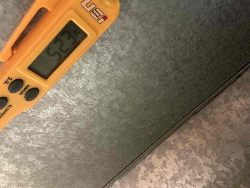 Completed comprehensive tune-up and maintenance on single HVAC system. Performed diagnostic testing and measurements including temperature differential readings and electrical voltage checks across system components, with multimeter readings confirming proper 24-volt control circuit operation. Inspected and assessed bypass humidifier damper per reported concerns regarding functionality and positioning, documenting system conditions with detailed photographs of equipment and measurement readings for service records.