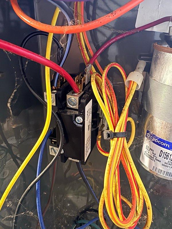 # HVAC Maintenance Report

Completed preventive maintenance clean and check service on two air conditioning systems per service contract plan. Performed comprehensive inspection of both units including furnace and cooling components located in mechanical room. Inspected electrical connections, capacitor, and control wiring for proper operation and secure terminations. Verified all wire connections at contactors and capacitors showing good condition with no signs of overheating or loose terminals. Checked high-efficiency furnace installation including PVC intake and exhaust venting for proper configuration. Both systems operating within normal parameters with no deficiencies noted at time of service.
