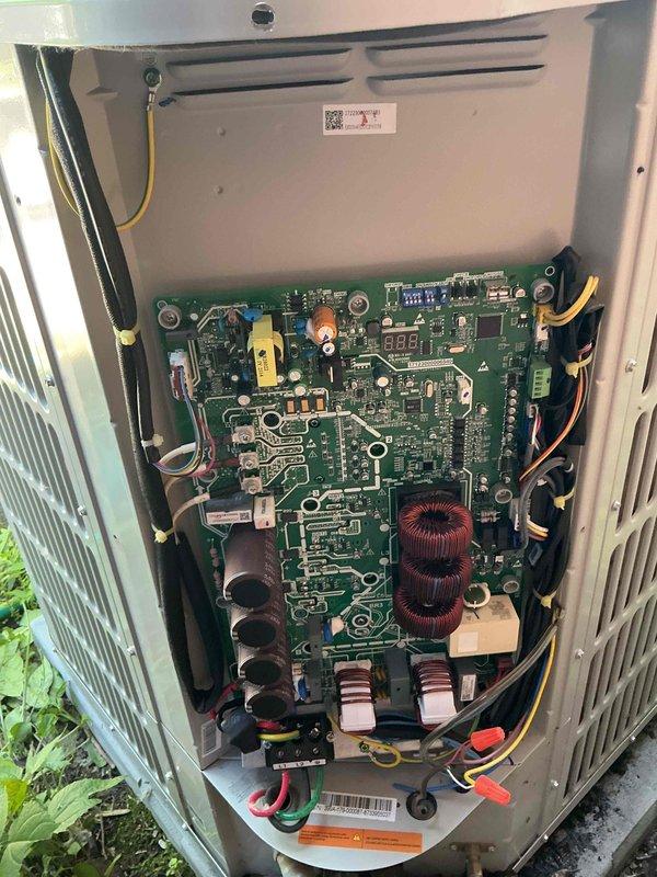 Completed comprehensive Comfort Plan clean and check maintenance service on single-zone residential air conditioning system. Performed thorough inspection of outdoor condensing unit, including examination of control board, electrical connections, and all major components. Inspected indoor air handler unit located in attic space, verifying proper operation of blower assembly, ductwork connections, and drain line functionality. All system components found operating within manufacturer specifications with no deficiencies noted. Documentation captured for service records.