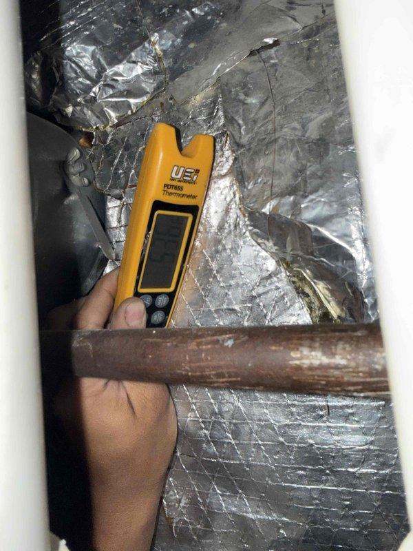 Responded to service call for two residential air conditioning systems experiencing low refrigerant levels. Added approximately 4 pounds of R-410A refrigerant to the Nordyne unit and 6 pounds to the American Standard unit to restore proper operating pressures. Applied EZ Seal leak detection additive to both systems to help identify leak locations and potentially slow refrigerant loss. Verified system operation and checked air filters per request. Advised that refrigerant charge carries no warranty due to active leak condition and system pressures may decline over time until leak repair is completed.