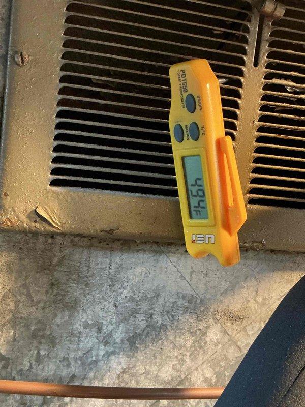 Performed comprehensive clean and check maintenance on air conditioning system per Comfort Plan agreement. Inspected and replaced 20x25x4 media filter, conducted system diagnostics using calibrated testing equipment to verify proper operating temperatures and pressures on refrigerant lines. All components found operating within manufacturer specifications, system running efficiently with no issues identified.