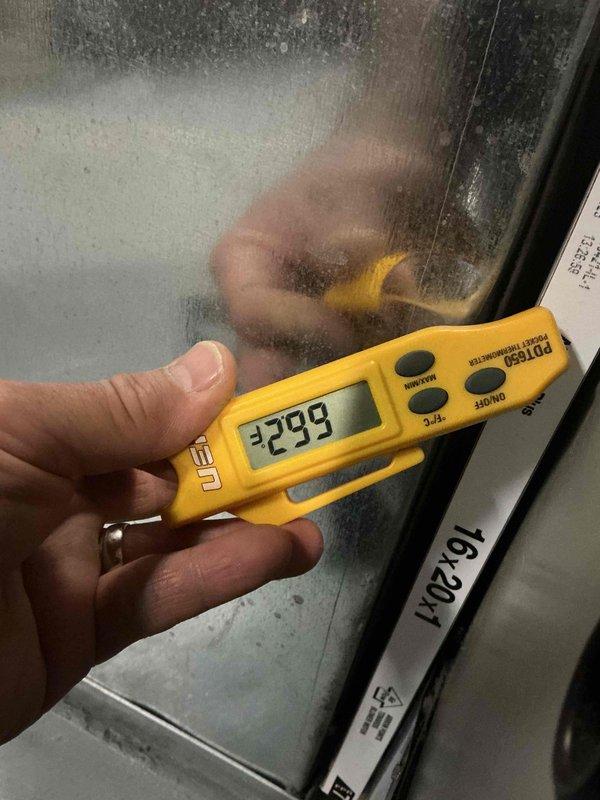 Completed annual air conditioning clean and check per service comfort plan. Performed comprehensive system inspection including electrical components, capacitor testing, and temperature differential measurements. All electrical connections were verified secure, capacitor tested within specifications at proper microfarad rating, and supply air temperature confirmed at 32.98°F indicating adequate cooling performance. System operating normally with no deficiencies noted.