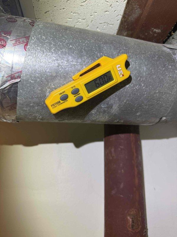 Responded to service call for non-operational air conditioning system affecting entire home. Upon arrival, performed comprehensive diagnostic evaluation of 15-year-old AC system using digital testing equipment to measure electrical parameters and system performance. Accessed internal components of air handler unit, inspected control boards, electrical connections, and wiring harnesses for proper operation. Conducted ductwork inspection and temperature measurements to assess airflow distribution throughout the system. Identified and resolved the operational issue, restoring full cooling functionality to the residence.