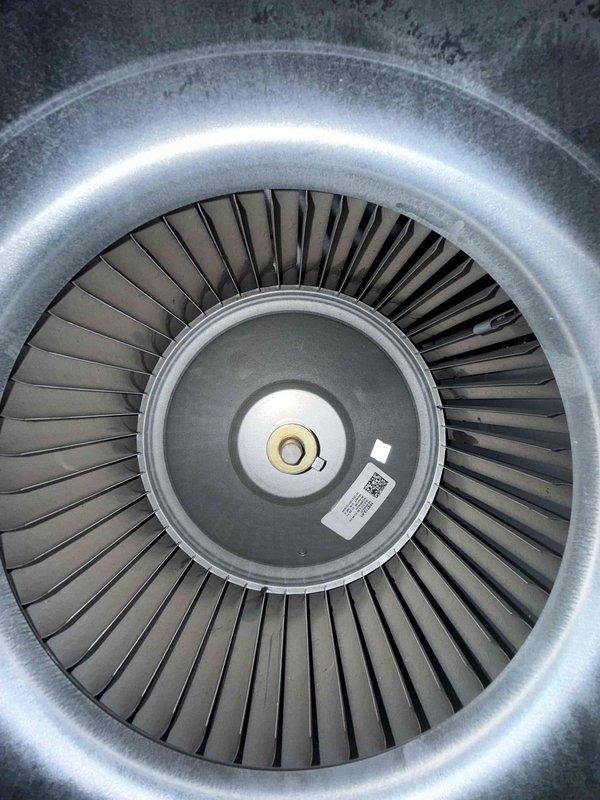 Performed comprehensive clean and check maintenance on single HVAC system per comfort plan agreement. Inspected and cleaned blower wheel assembly, which showed normal operational wear and minor dust accumulation on housing surfaces. Replaced air filter with new 20x26 unit, removing old filter that had completed its service cycle. Verified all mechanical components functioning within manufacturer specifications and system operating efficiently.